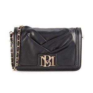 NWT Badgley Mischka pleated crossbody bag